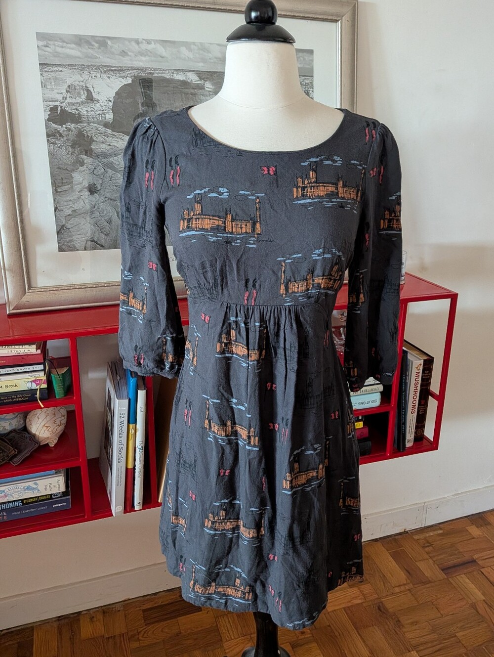 { Boden } Westminster/London Print Dress